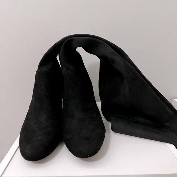 Aldo Tall Over The Knees Black Boots Size 8 - Picture 2 of 4